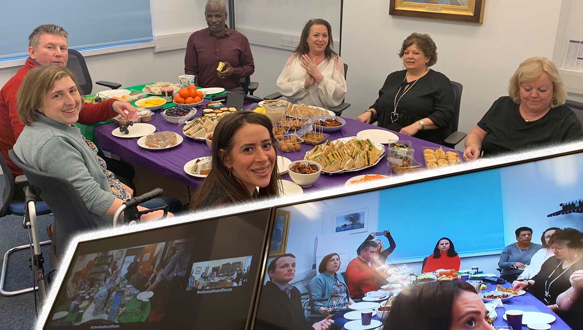 Nautilus staff reflected on generation equality issues via a video link lunch for International Women's Day. Image:Nautilus staff reflected on generation equality issues via a video link lunch for International Women's Day.