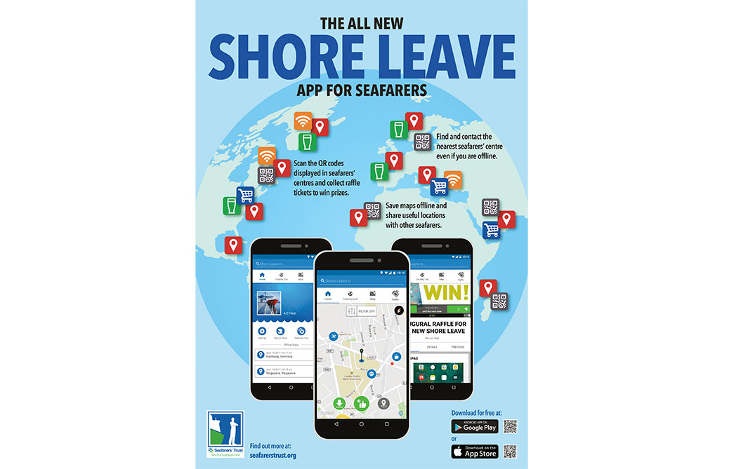 ITF Seafarers' Trust Shore Leave app updated Image:ITF Seafarers' Trust Shore Leave app updated